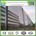 Galvanized and PVC Coated Galvanized Fence Wire Anti Climb Welded Panel Fence 358 Security Fence